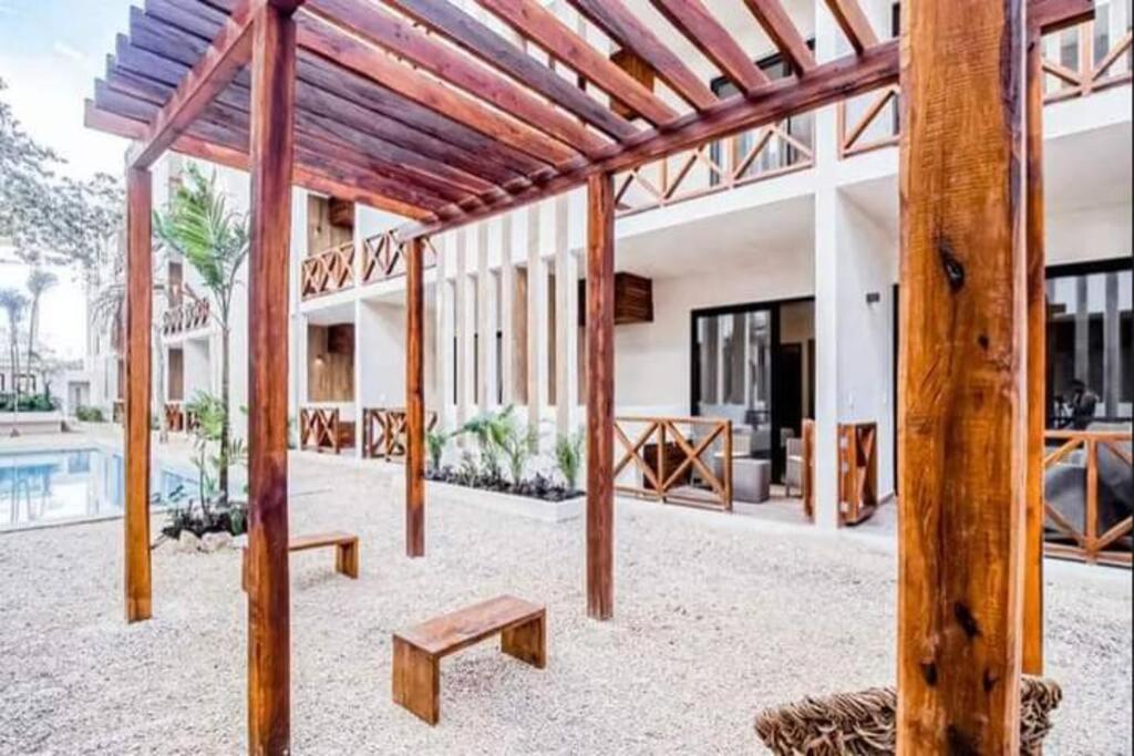 Smart Depas Elegante Apartamento Estudio Totalmente Equipado Tulum Bagian luar foto