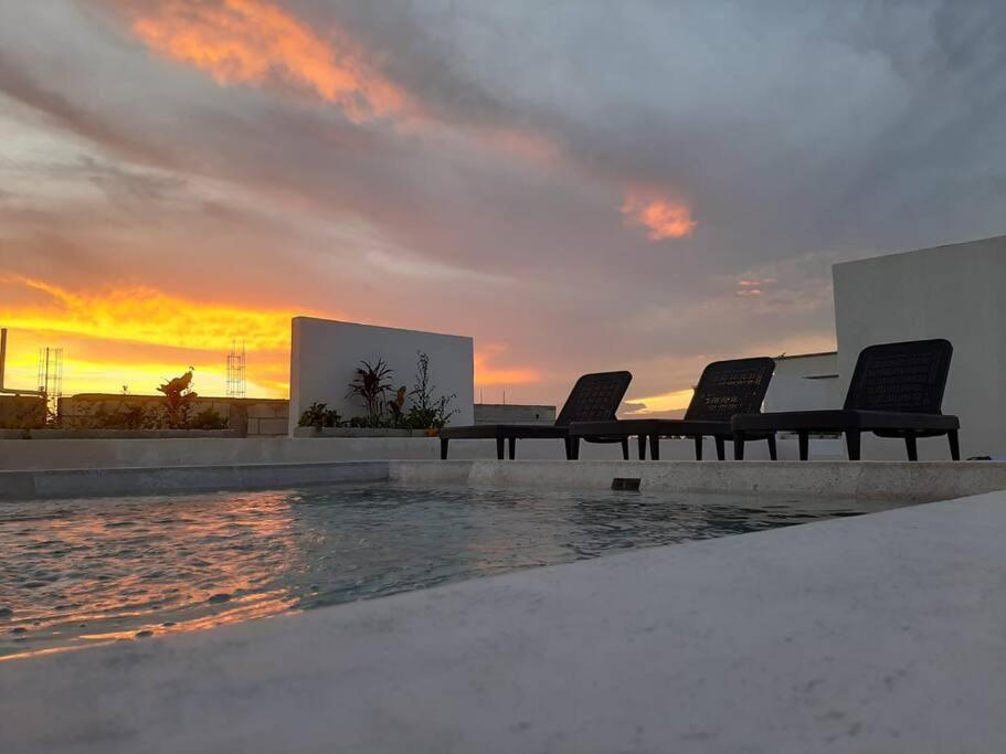 Smart Depas Elegante Apartamento Estudio Totalmente Equipado Tulum Bagian luar foto